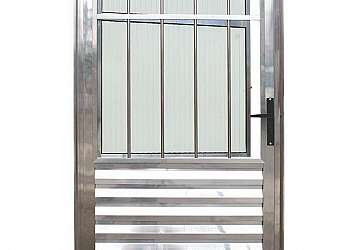 Portão de ferro social Portão de ferro social