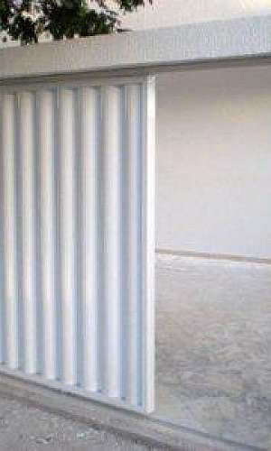 Portão de alumínio branco Portão de alumínio branco