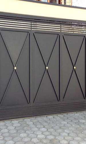 Portão de correr de ferro Portão de correr de ferro